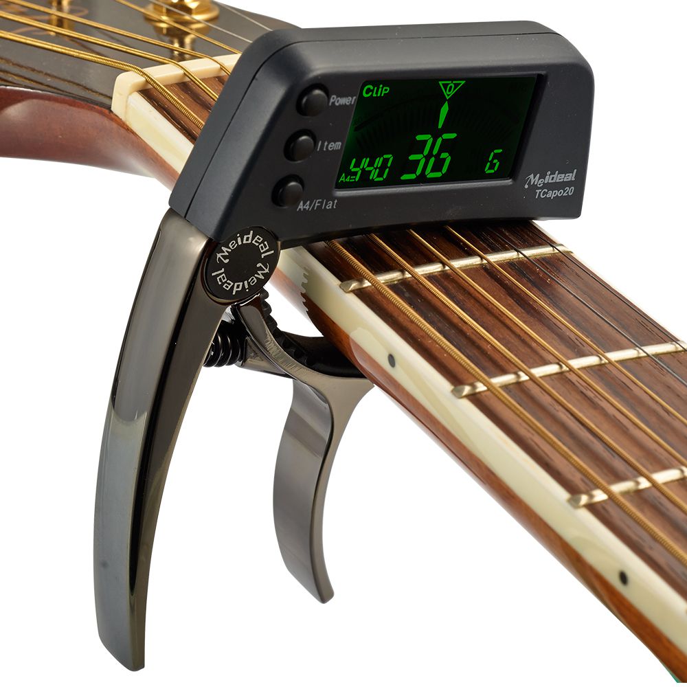 2-in-1 Practical String Clamp and Guitar Tuner