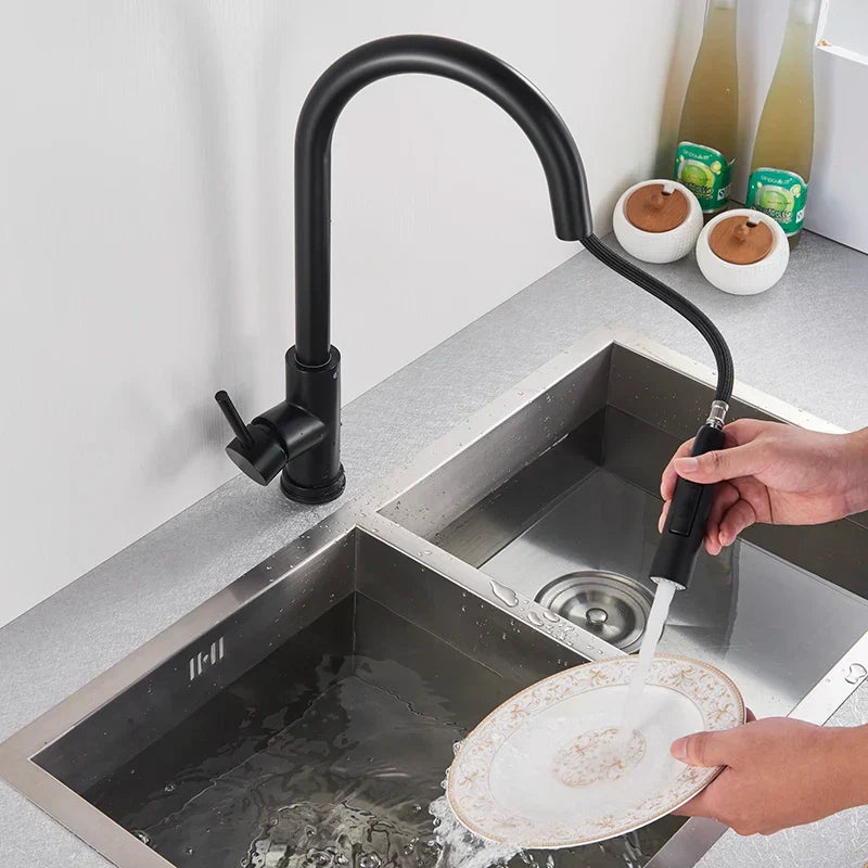 Smart Touch-Control Kitchen Faucet for Effortless Water Access