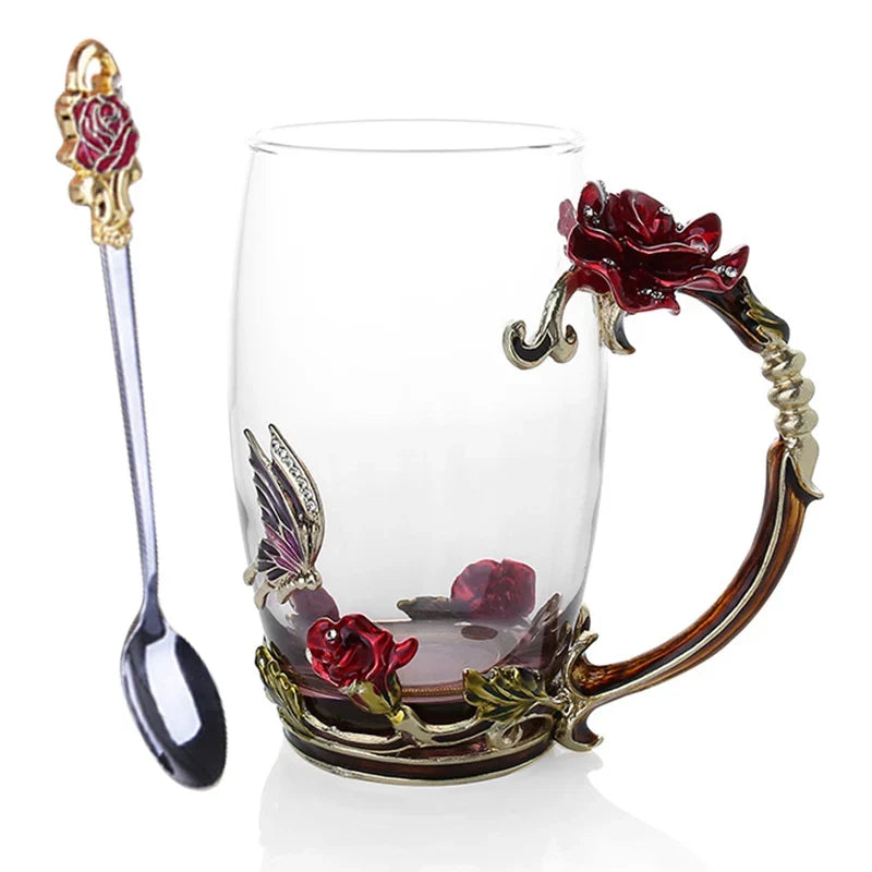 Elegant Coffee and Tea Mug Set - Perfect Gift for Her