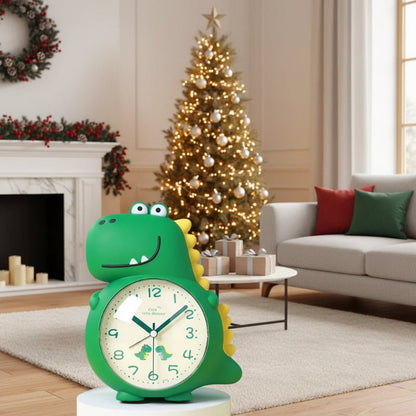 Charming Dino Alarm: Quiet Kids' Wake-Up Clock