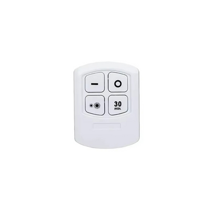 Battery-Powered LED Lamp with Remote and Adjustable Settings