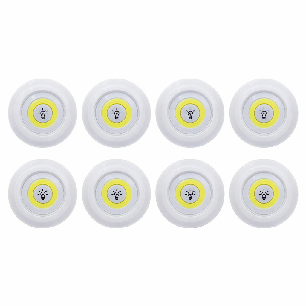 Battery-Powered LED Lamp with Remote and Adjustable Settings