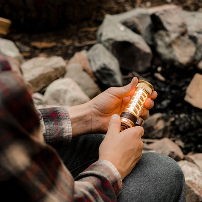 LumenCraft™ Vintage Lantern & Flashlight – USB-C Rechargeable with 7 Modes