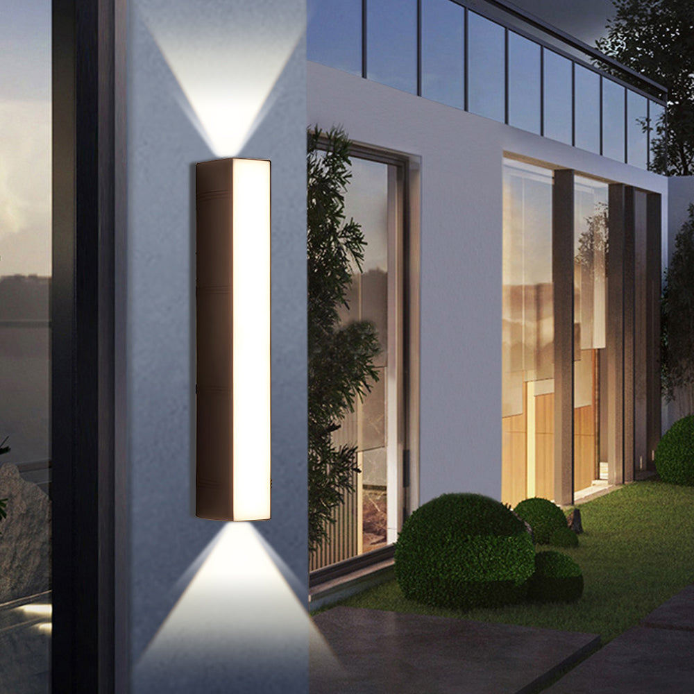 Weather-Resistant LED Wall Light for Outdoor Spaces - Bright for Gardens and Patios