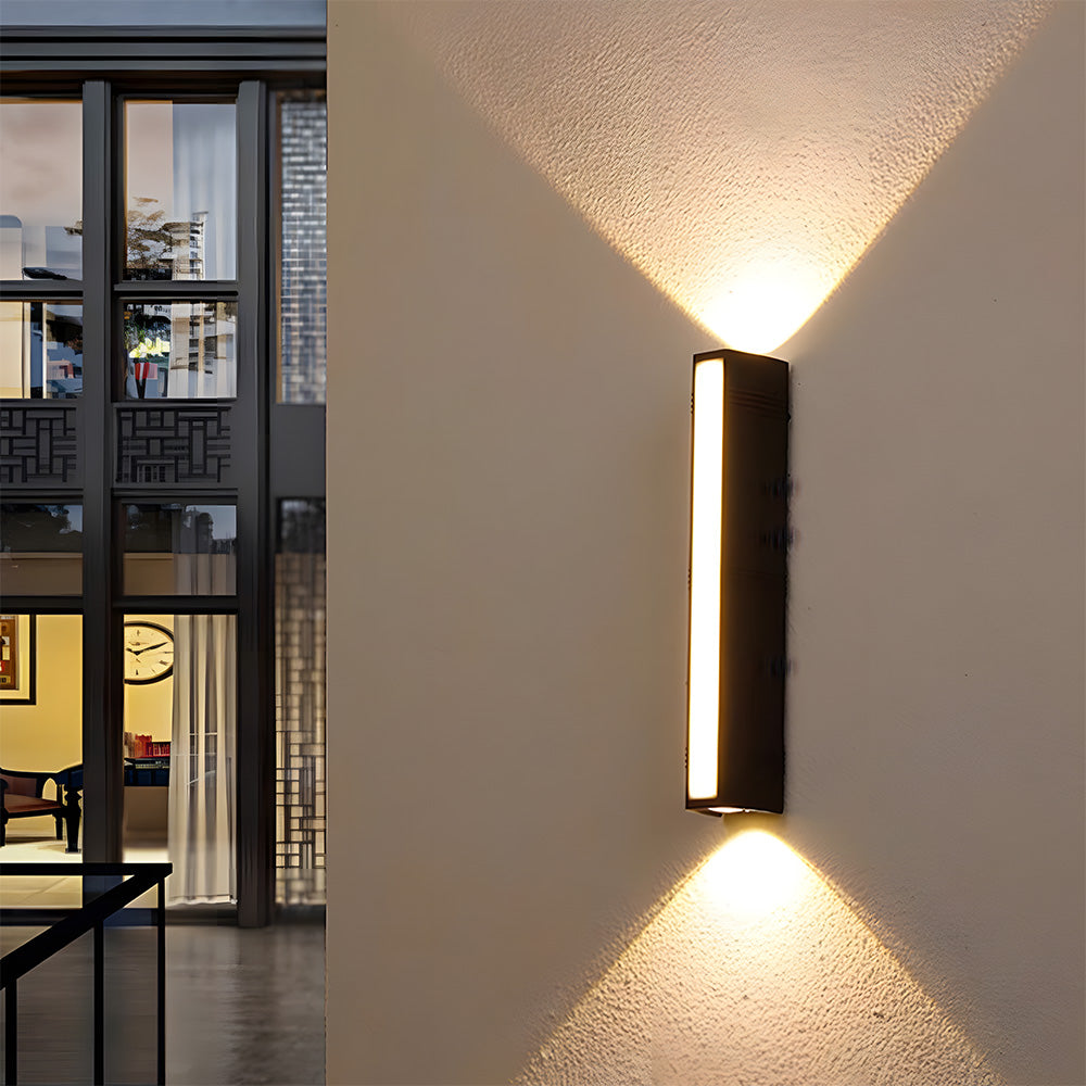 Weather-Resistant LED Wall Light for Outdoor Spaces - Bright for Gardens and Patios