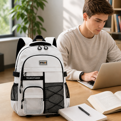 Versatile Multi-Section Backpack for School and Beyond