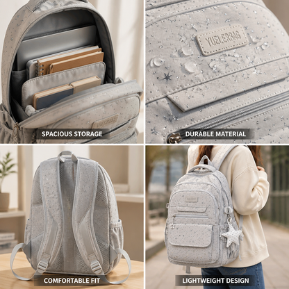 Stylish Multi-Pocket School Backpack for Ultimate Organization
