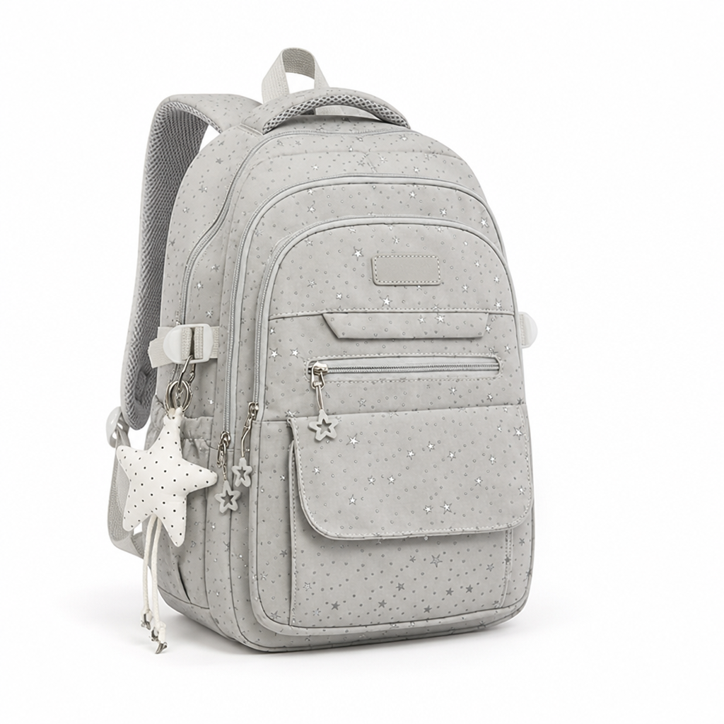 Stylish Multi-Pocket School Backpack for Ultimate Organization