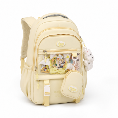 Clear View School Backpack with Comfortable Padded Straps