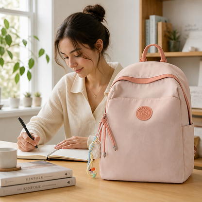 Versatile Water-Resistant Laptop Backpack for Students