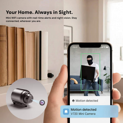Smart Home Surveillance Camera with Motion Alerts