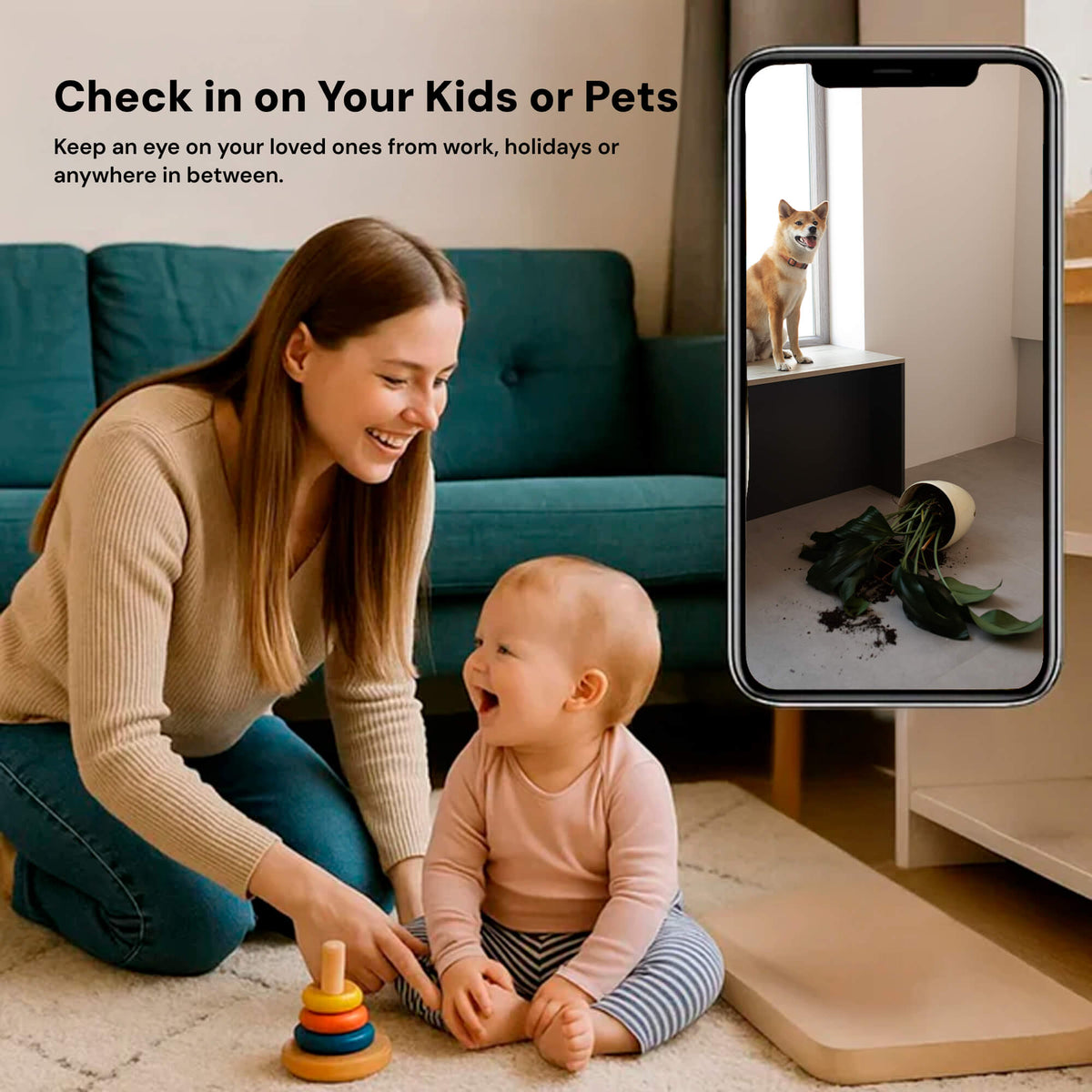 Discreet Home Surveillance Camera with Smart Alerts