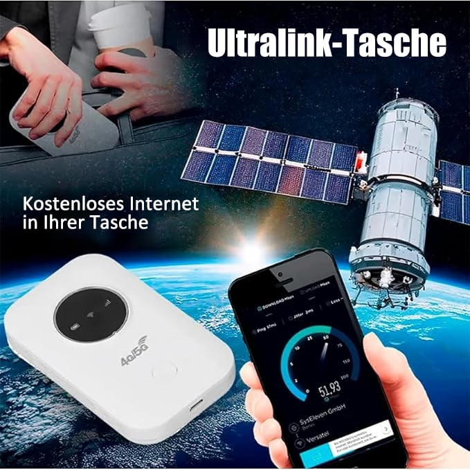 Portable 4G LTE WiFi Router – Fast Mobile Hotspot