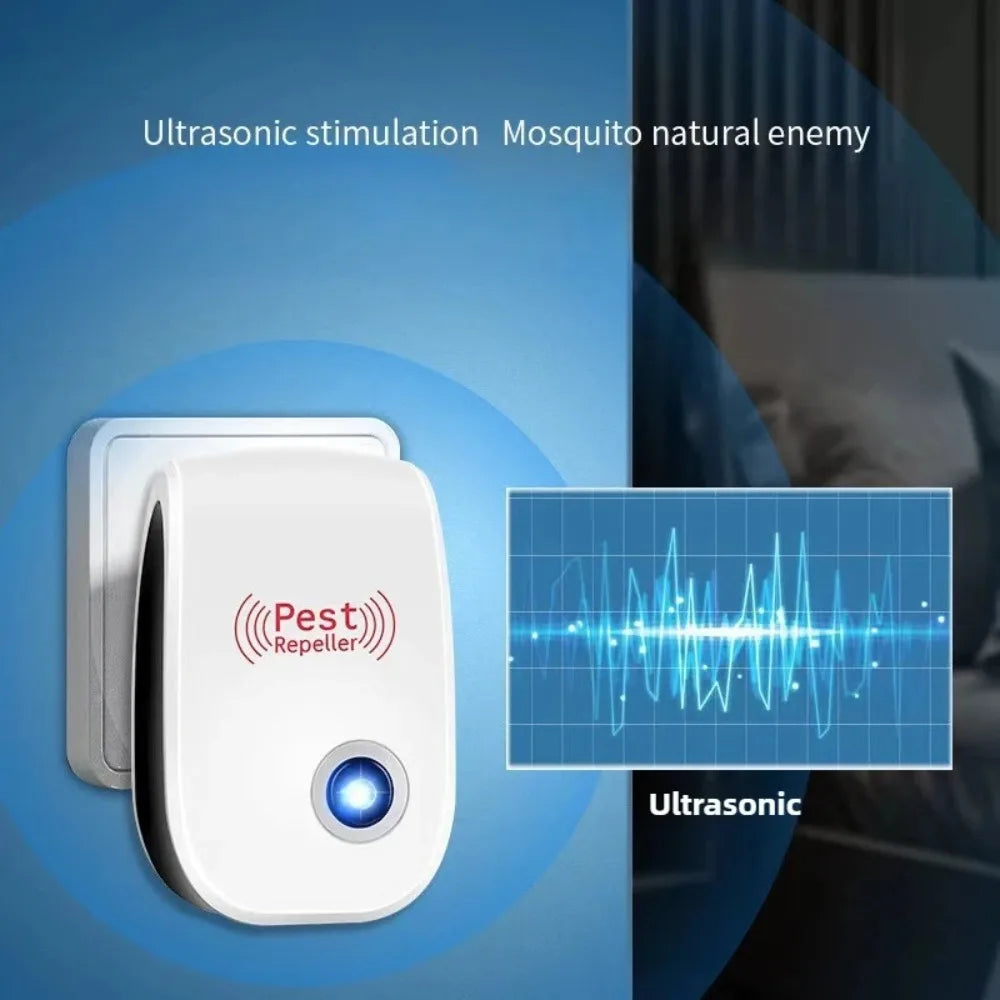 HomeGuard Ultrasonic Pest Defense Plug-In Unit