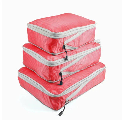 Ultimate Travel Compression Cubes for Efficient Packing - 3 Pack