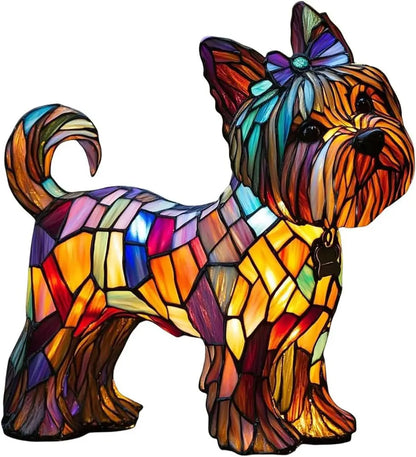 Whimsical Puppy Table Lamp - Enchanting Colorful Lighting