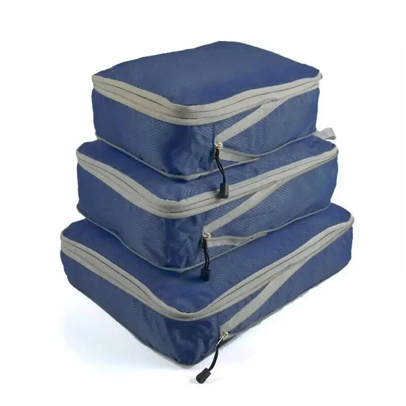 Ultimate Travel Organizer: 3-Piece Compression Cube Set