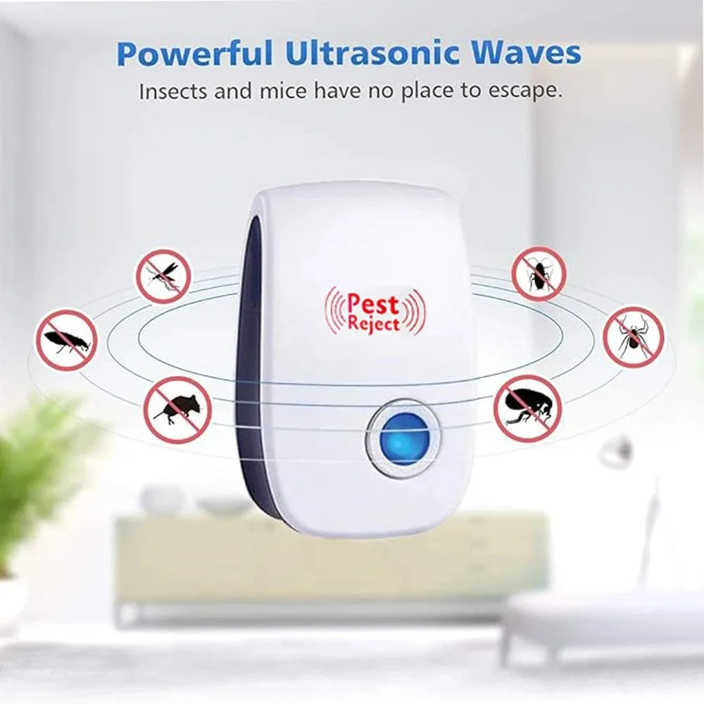 HomeGuard Ultrasonic Pest Defense Plug-In Unit