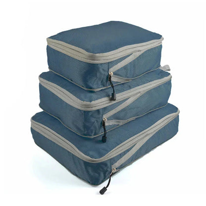 Ultimate Travel Organizer: 3-Piece Compression Cube Set