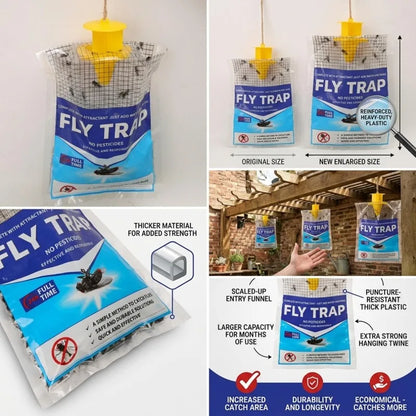 Eco-Friendly Hanging Insect Trap with Quick-Activate Bait