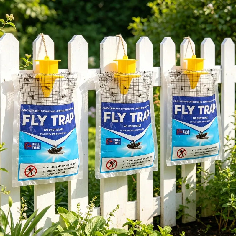 Eco-Friendly Hanging Insect Trap with Quick-Activate Bait