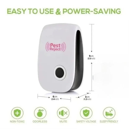 HomeGuard Ultrasonic Pest Defense Plug-In Unit