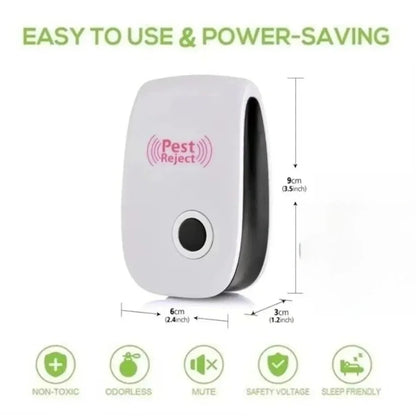 Smart Ultrasonic Pest Control Plug for Indoor Spaces