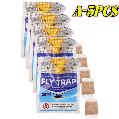Eco-Friendly Hanging Insect Trap with Quick-Activate Bait