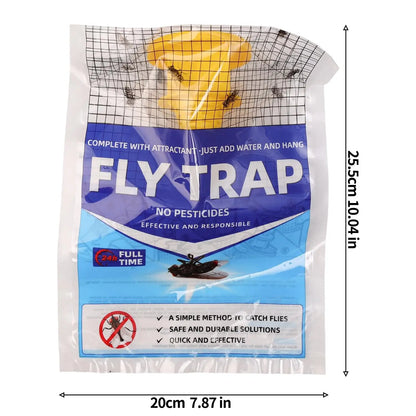 Eco-Friendly Hanging Insect Trap with Quick-Activate Bait