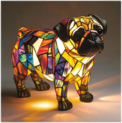 Whimsical Puppy Table Lamp - Enchanting Colorful Lighting