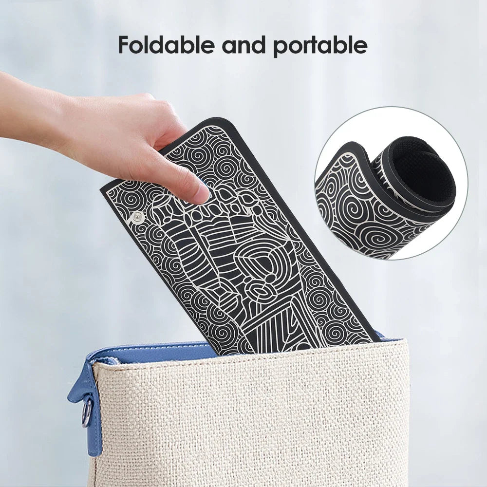 Rechargeable Foot and Leg Stimulator Mat with Remote – 8 Modes, 19 Intensities