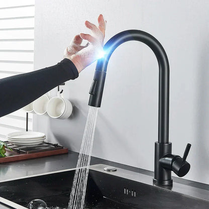Smart Touch Control Kitchen Faucet for Effortless Living
