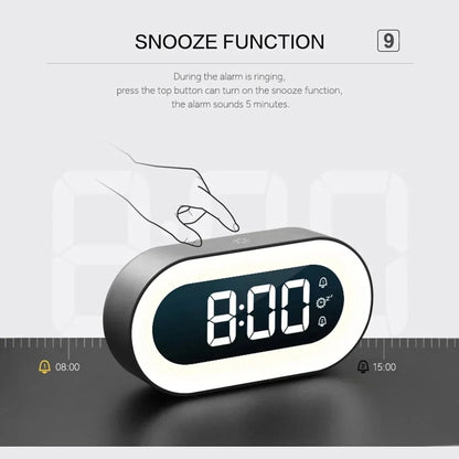 Natural Wake Light Alarm Clock with Soothing Sounds