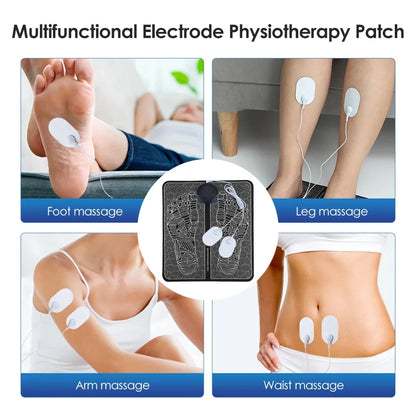 Rechargeable Foot and Leg Stimulator Mat with Remote – 8 Modes, 19 Intensities