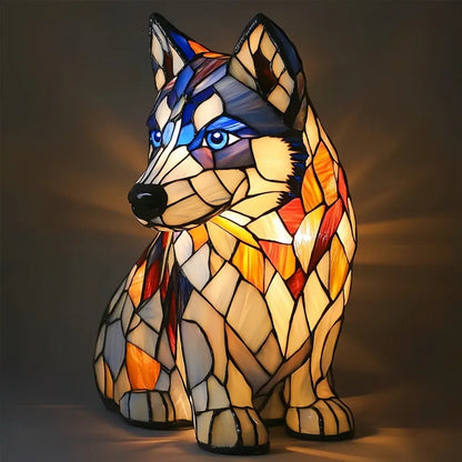 Whimsical Puppy Table Lamp - Enchanting Colorful Lighting