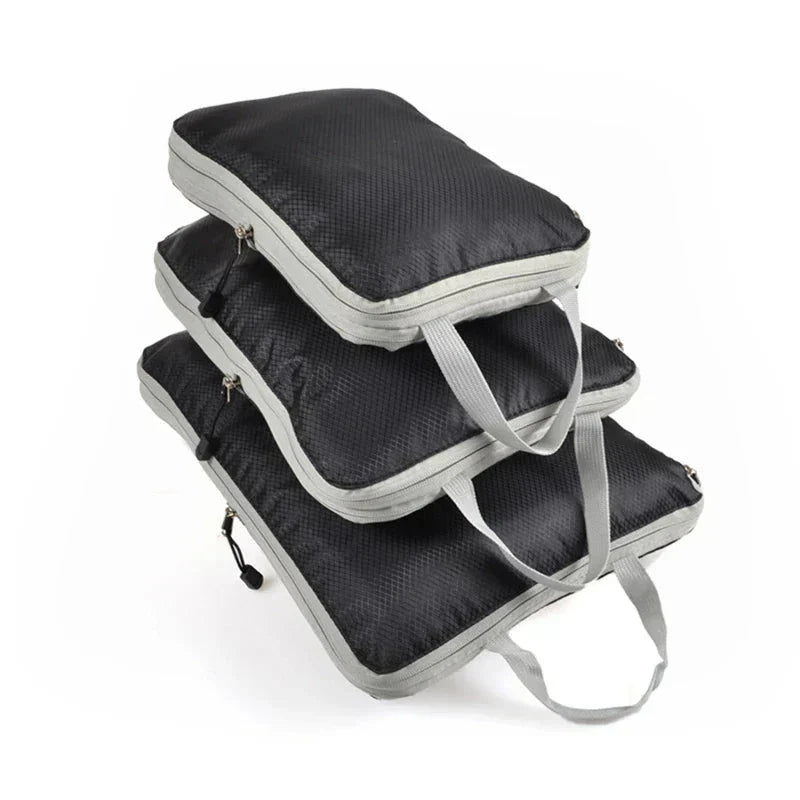 Ultimate Travel Organizer: 3-Piece Compression Cube Set