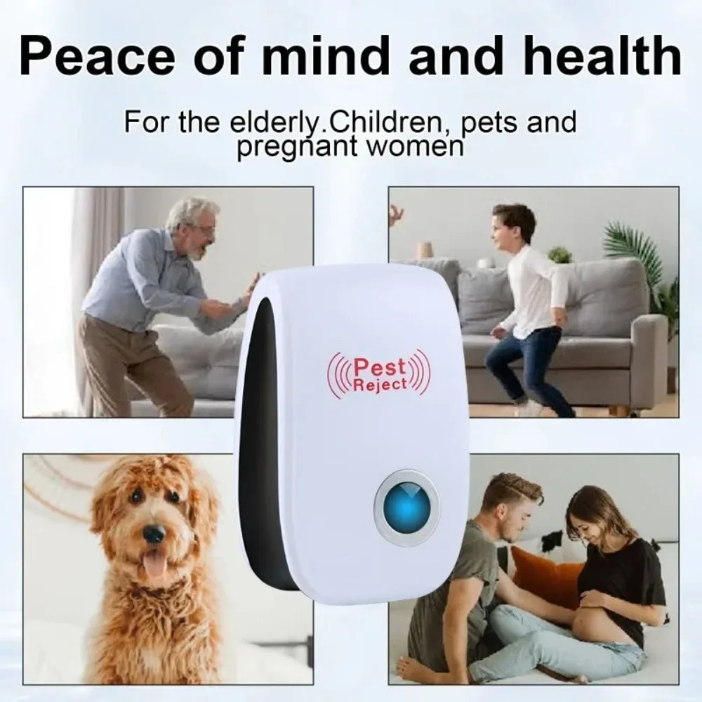 HomeGuard Ultrasonic Pest Defense Plug-In Unit