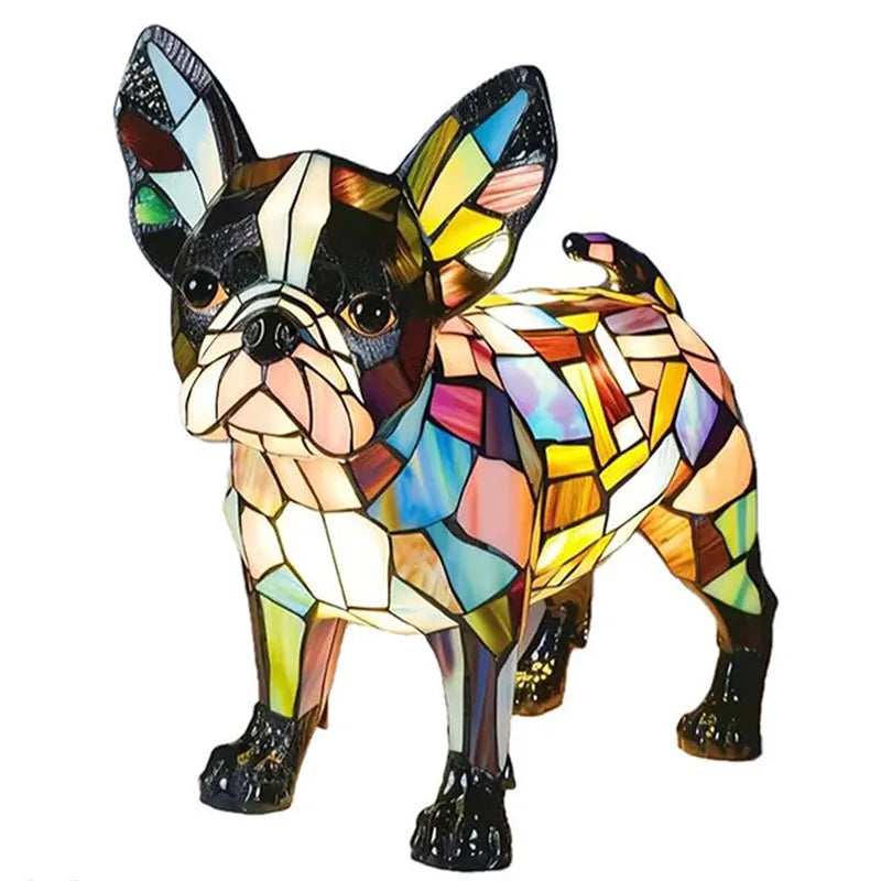 Whimsical Puppy Table Lamp - Enchanting Colorful Lighting