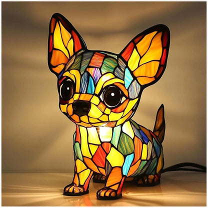 Whimsical Puppy Table Lamp - Enchanting Colorful Lighting