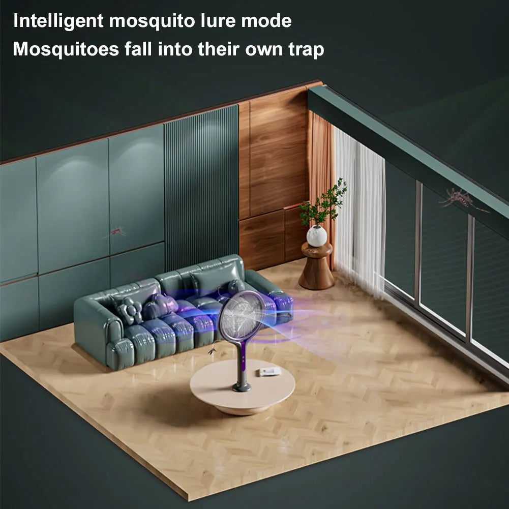 Versatile Electric Insect Zapper with Camping Light and Adjustable Reach