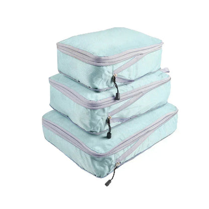 Ultimate Travel Organizer: 3-Piece Compression Cube Set