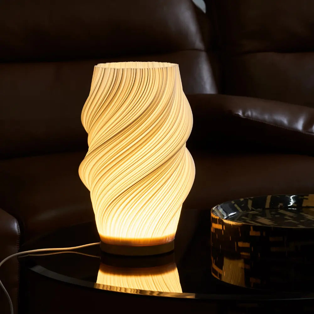 Stylish Wave Accent Lamp with Adjustable Lighting Options
