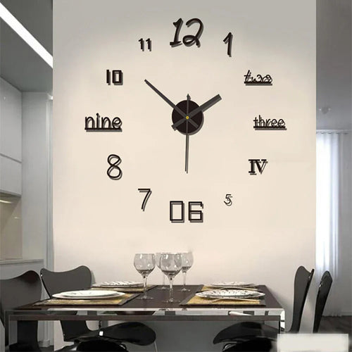 Chic Round Wall Clock for Effortless Home Elegance