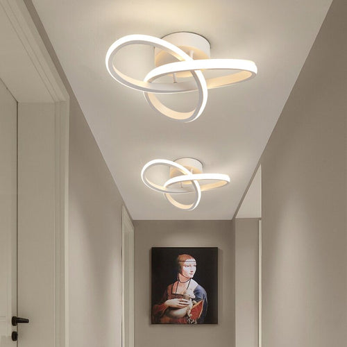 Sleek Adjustable LED 3-Ring Ceiling Light Fixture