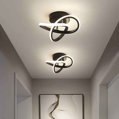 Sleek Adjustable LED 3-Ring Ceiling Light Fixture