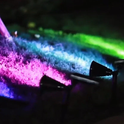 Versatile Solar-Powered LED Garden Spotlight for Outdoor Spaces
