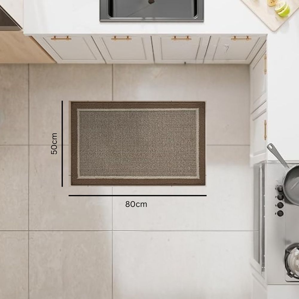 Stylish and Resilient Runner Mat for Kitchens and Entrances