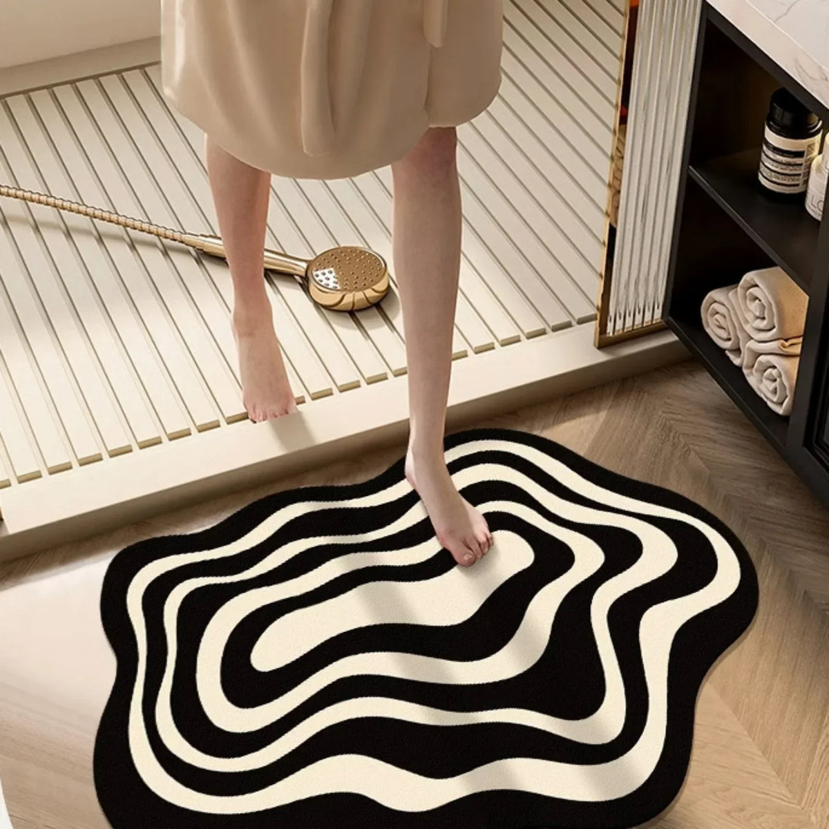 Quick-Drying Non-Slip Bathroom Mat, 40 x 60 cm