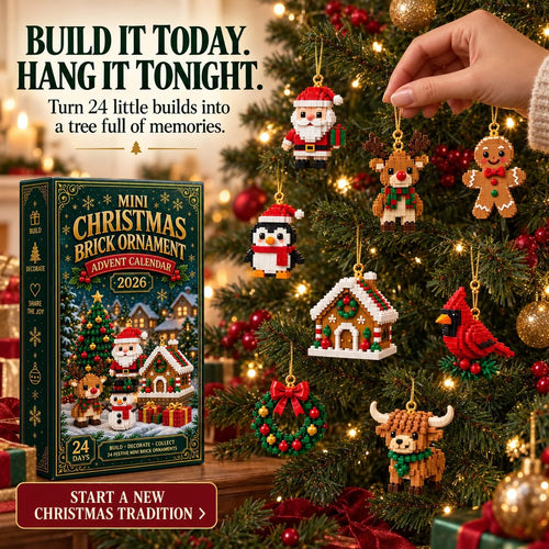 Advent Calendar 24 Mini Building Sets With Hanging Loops