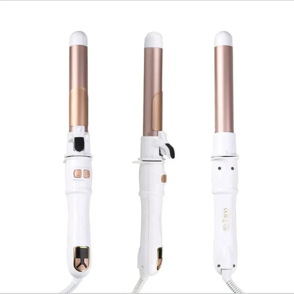 Automatic Curling Iron Cordless Ceramic-Coated Digital Temperature Control
